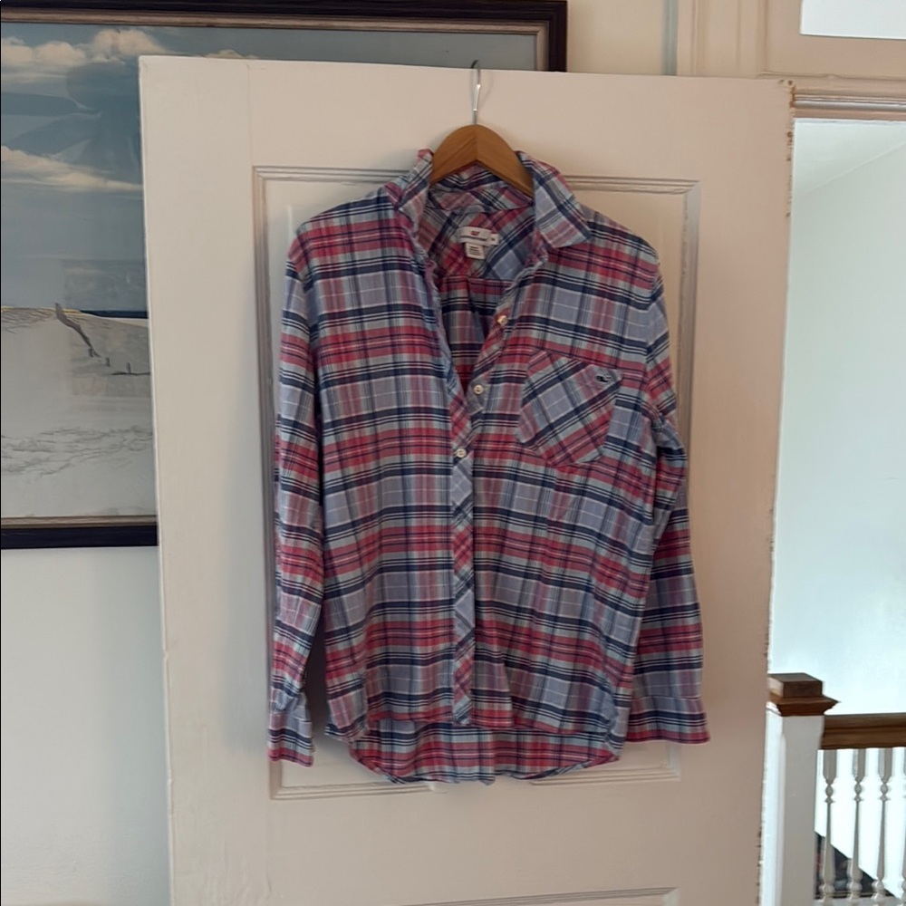 Vineyard Vines Spring Lightweight Flannel size 14